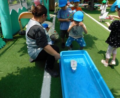 笑顔いっぱい、木の実保育園の夏